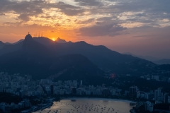 Zonsondergang Rio de Janeiro