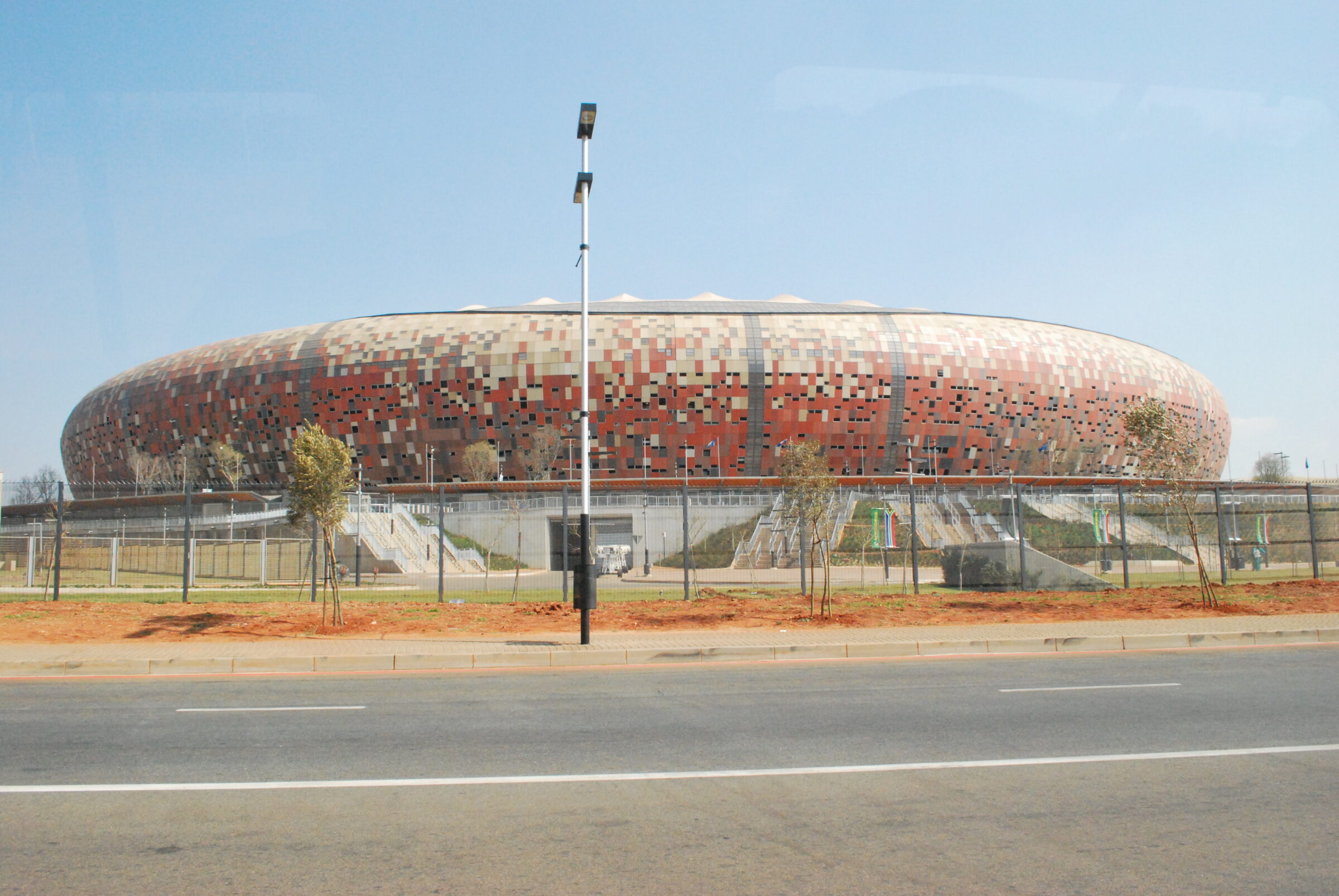 Soccer City stadion, Johannesburg, Zuid-Afrika