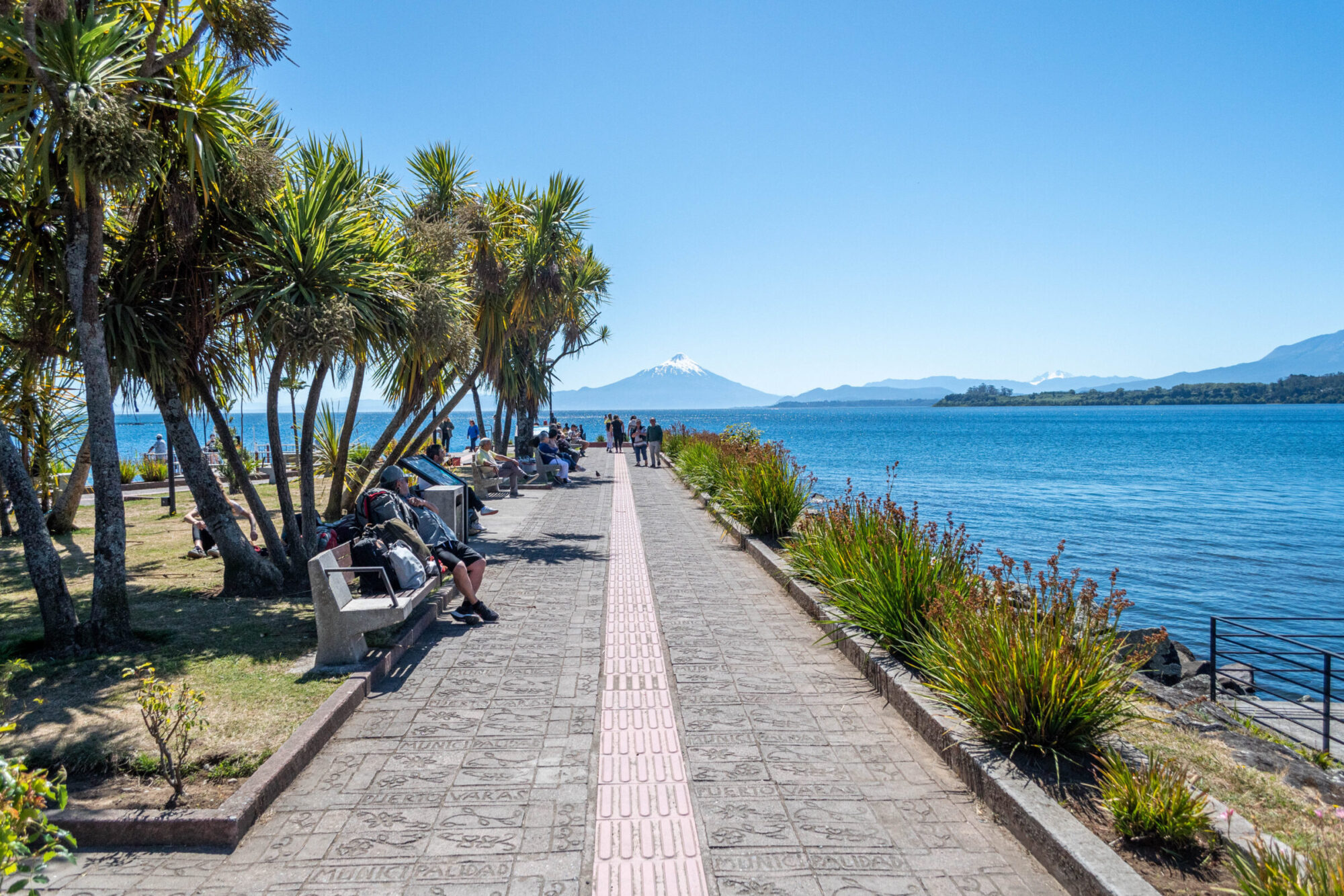 De kust van Puerto Varas, Chili