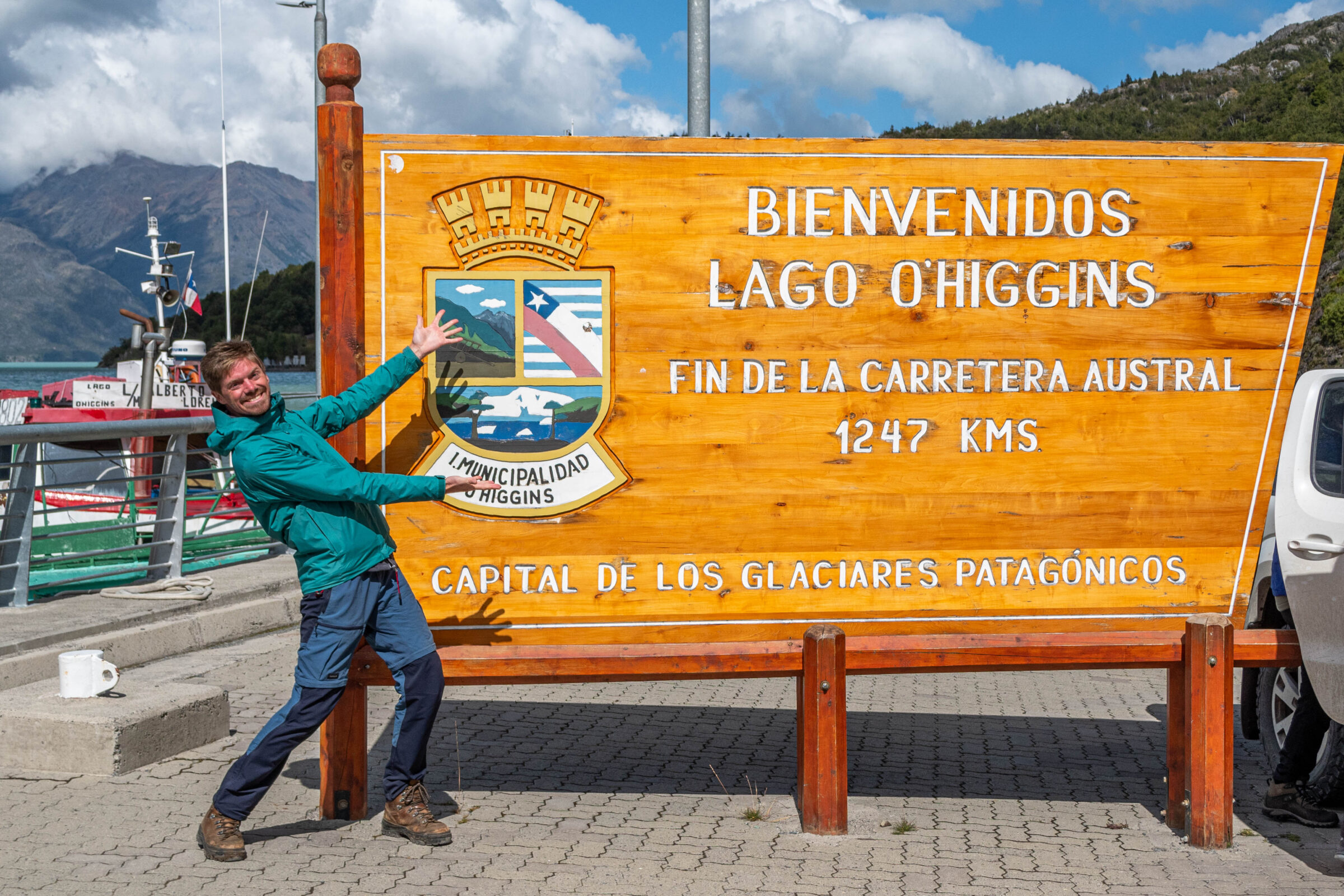 Het einde van de Carretera Austral, Villa O'Higgins, Chili
