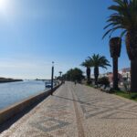 De boulevard van Lagos, Portugal