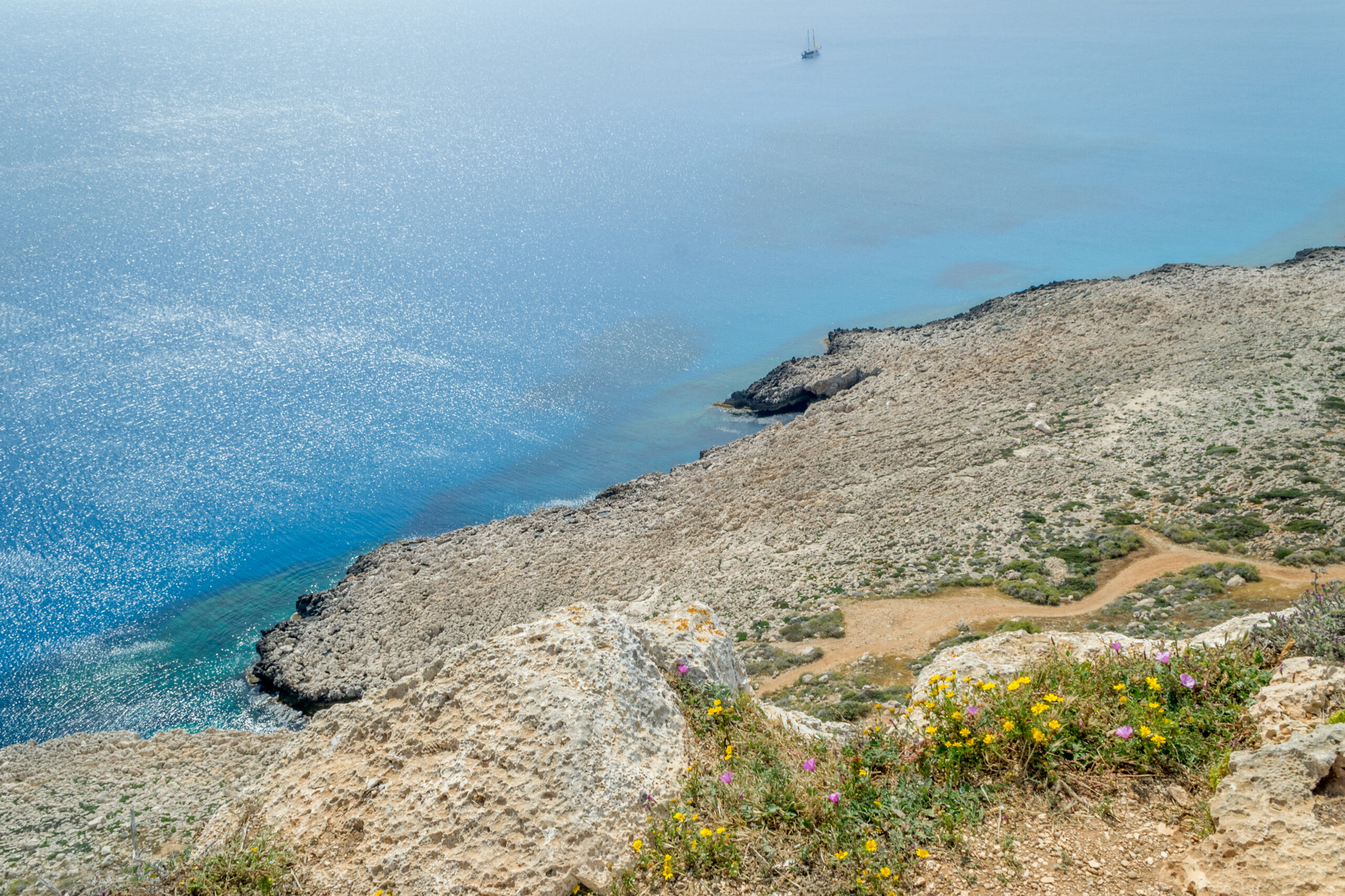 Uitzicht over de Middellandse Zee, Cyprus