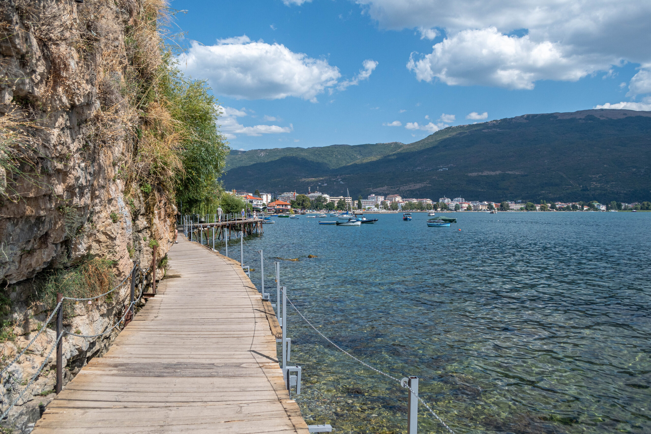 Boardwalk van Ohrid, Noord-Macedonië