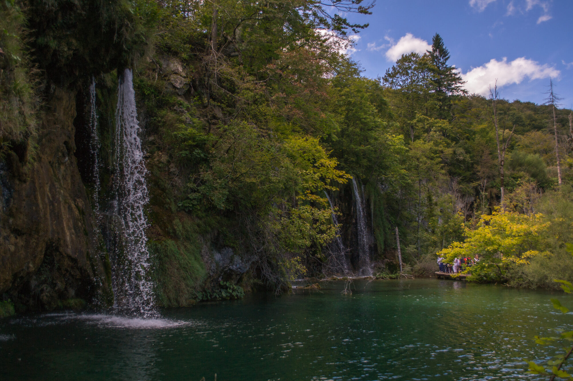 Watervallen in Nationaal Park Plitvicemeren, Kroatië